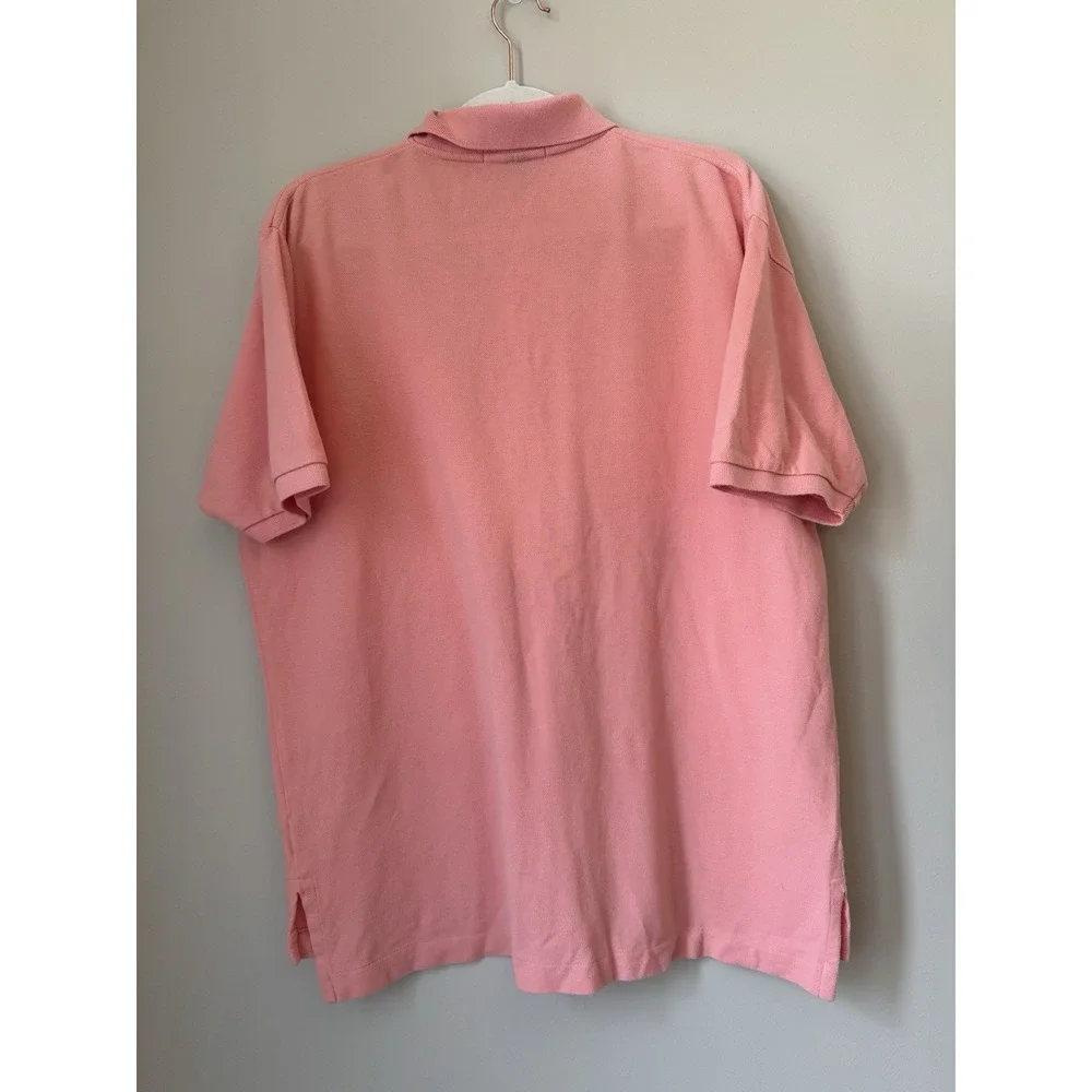 Polo By Ralph Lauren Polo Shirt Men's Coral Polo Turquoise Pony SZ Medium